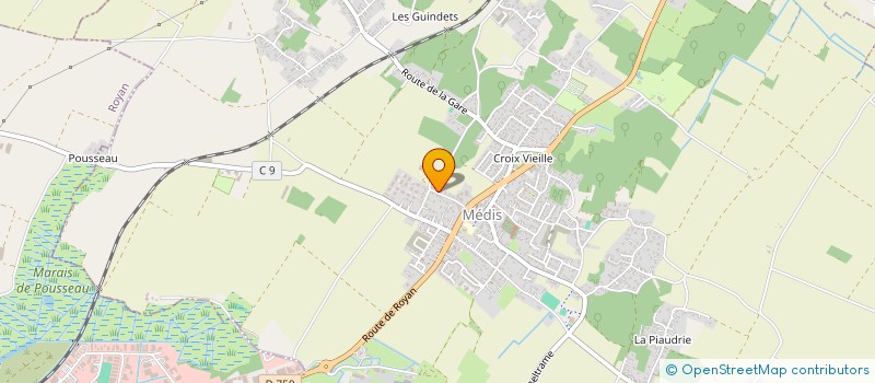 localisation de l'entreprise MADAME ANGELIQUE MARCHIVE  MEDIS