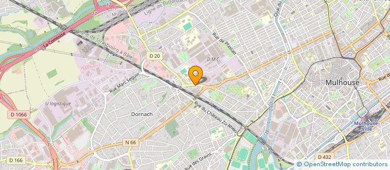 localisation de l'entreprise MADAME ANGELIQUE MARGRAFF  MULHOUSE