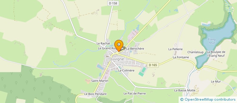 localisation de l'entreprise MADAME ANGELIQUE MARIE  JUVIGNE