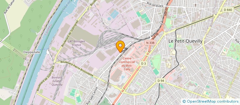 localisation de l'entreprise MADAME ANGELIQUE MARIN  LE GRAND-QUEVILLY