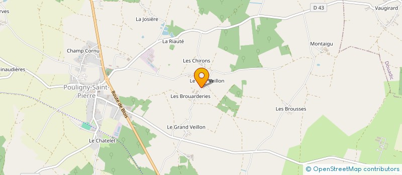 localisation de l'entreprise MADAME ANGELIQUE MARONNEAU à POULIGNY-SAINT-PIERRE