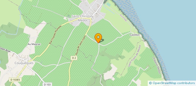 localisation de l'entreprise MADAME ANGELIQUE MARQUES  SAINT-CHRISTOLY-MEDOC