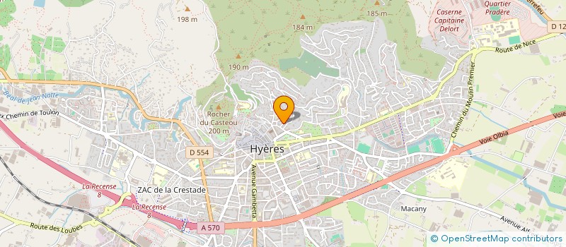 localisation de l'entreprise MADAME ANGELIQUE MARQUISE  HYERES