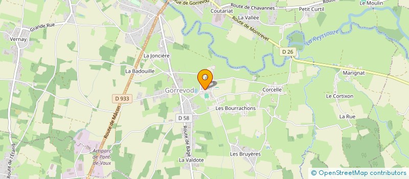 localisation de l'entreprise MADAME ANGELIQUE MARTENS à GORREVOD