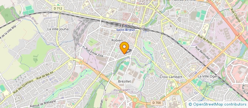 localisation de l'entreprise MADAME ANGELIQUE MARTIN à SAINT-BRIEUC