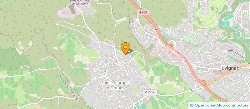 localisation de l'entreprise MADAME ANGELIQUE MARTIN  SAINT GEORGES D'ORQUES