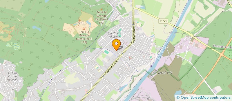 localisation de l'entreprise MADAME ANGELIQUE MARTIN  BRUAY-SUR-L'ESCAUT