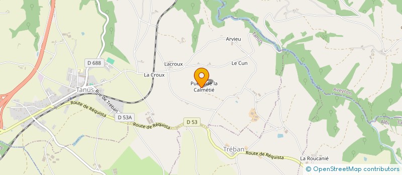 localisation de l'entreprise MADAME ANGELIQUE MARTINEZ  TANUS