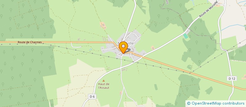 localisation de l'entreprise MADAME ANGELIQUE MARTINS  DOMEVRE-SUR-DURBION