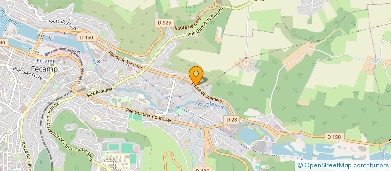 localisation de l'entreprise MADAME ANGELIQUE MARTINS MAGALHAES  FECAMP