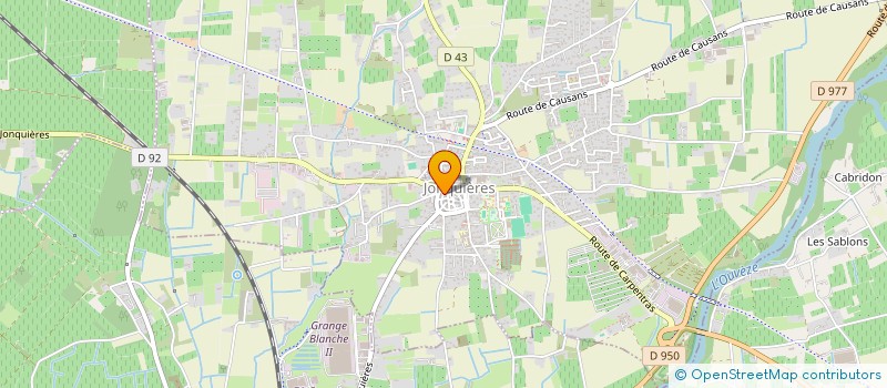 localisation de l'entreprise MADAME ANGELIQUE MATHIEU  JONQUIERES