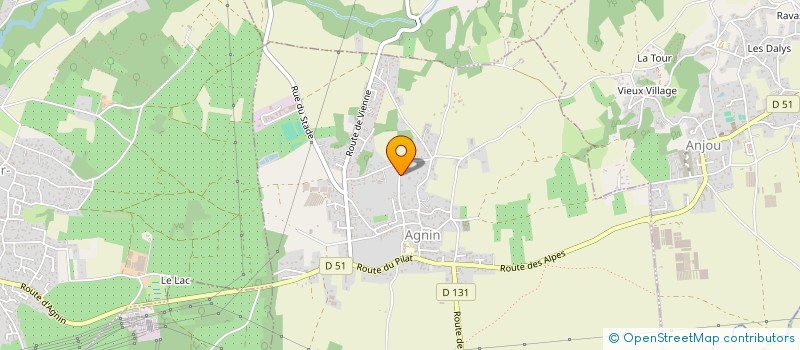 localisation de l'entreprise MADAME ANGELIQUE MATTIO  AGNIN