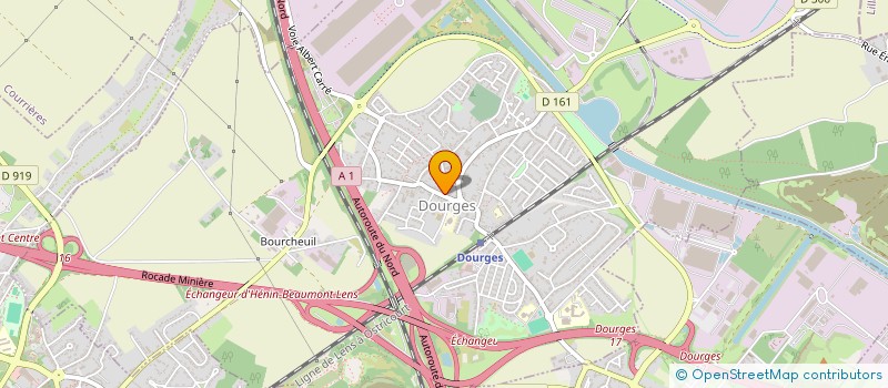 localisation de l'entreprise MADAME ANGELIQUE MAUREL-POPPE  DOURGES