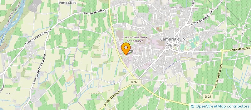 localisation de l'entreprise MADAME ANGELIQUE MAURIN  CAMARET-SUR-AIGUES