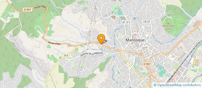 localisation de l'entreprise MADAME ANGELIQUE MERCIER à MANOSQUE