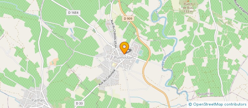 localisation de l'entreprise MADAME ANGELIQUE MERCIER  PUIMISSON