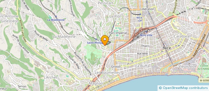 localisation de l'entreprise MADAME ANGELIQUE MERKLEN à NICE