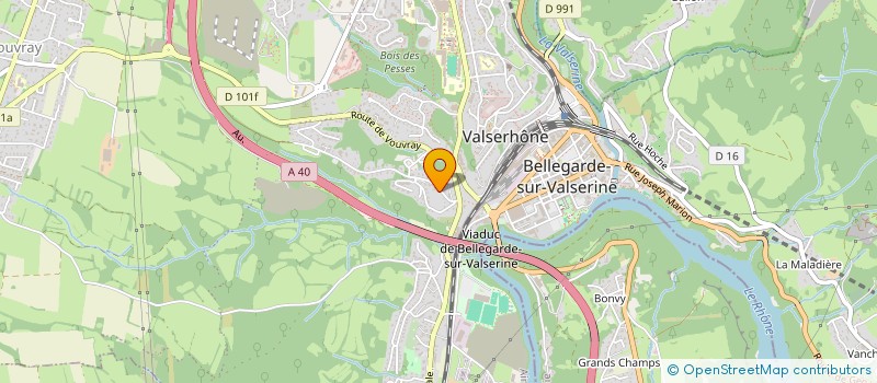 localisation de l'entreprise MADAME ANGELIQUE MERLO à VALSERHONE