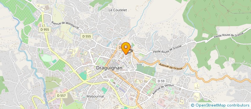 localisation de l'entreprise MADAME ANGELIQUE MICELI  DRAGUIGNAN