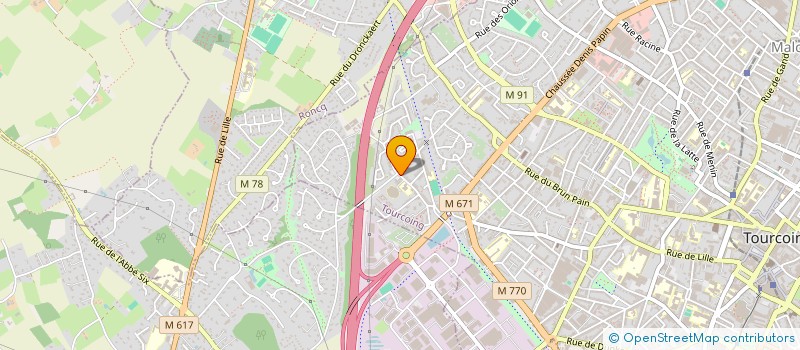 localisation de l'entreprise MADAME ANGELIQUE MICHALLET  TOURCOING