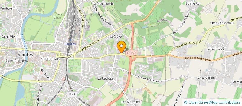 localisation de l'entreprise MADAME ANGELIQUE MICHEL  CHANIERS