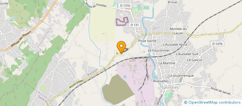 localisation de l'entreprise MADAME ANGELIQUE MICHEL  ROUSSON