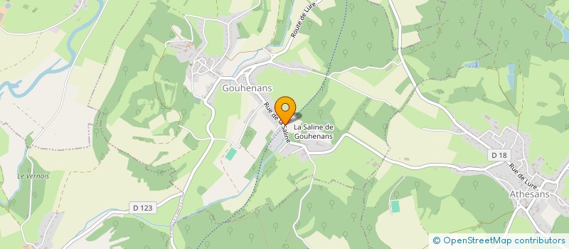 localisation de l'entreprise MADAME ANGELIQUE MIGEON  GOUHENANS