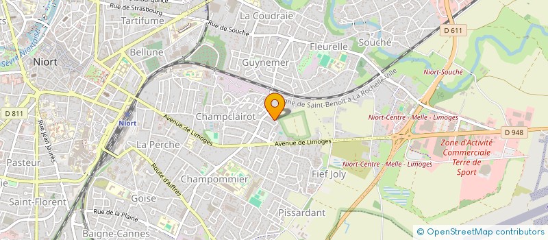 localisation de l'entreprise MADAME ANGELIQUE MILON à NIORT