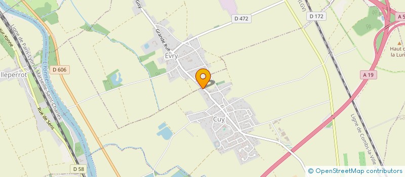 localisation de l'entreprise MADAME ANGELIQUE MILOUX  CUY