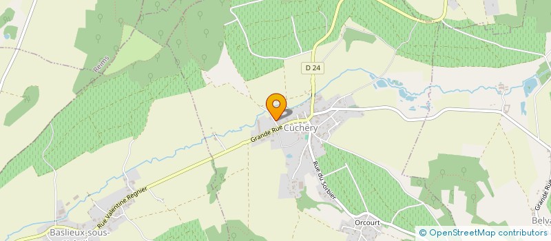 localisation de l'entreprise MADAME ANGELIQUE MIMIN  CUCHERY