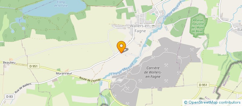 localisation de l'entreprise MADAME ANGELIQUE MINEZ  WALLERS-EN-FAGNE