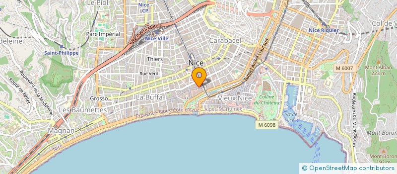 localisation de l'entreprise MADAME ANGELIQUE MISTRELLA  NICE