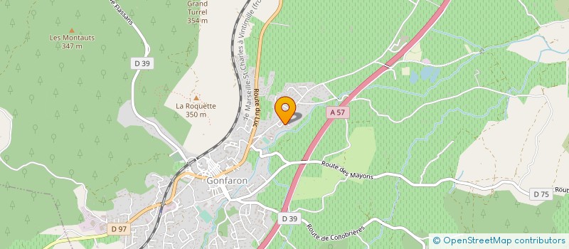 localisation de l'entreprise MADAME ANGELIQUE MOLLET  GONFARON