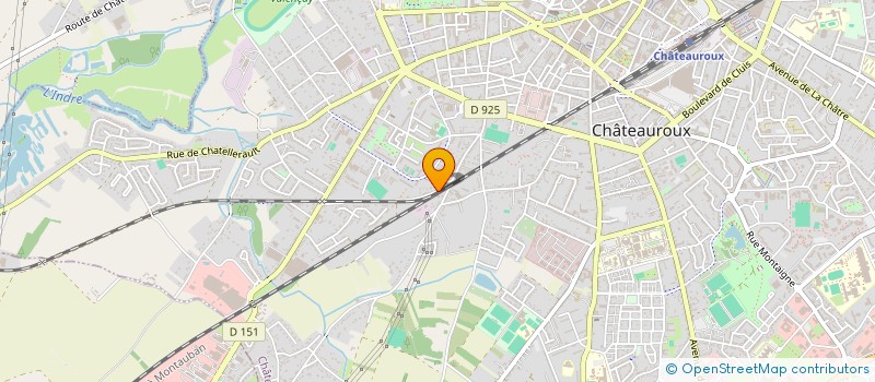localisation de l'entreprise MADAME ANGELIQUE MONDAIN à CHATEAUROUX
