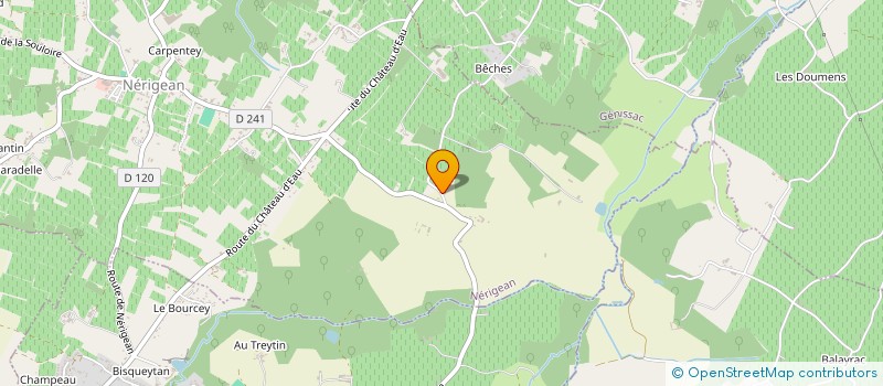 localisation de l'entreprise MADAME ANGELIQUE MONTILLAUD  NERIGEAN