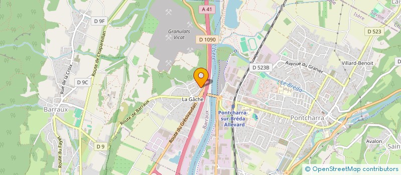 localisation de l'entreprise MADAME ANGELIQUE MONTMAYEUL  BARRAUX