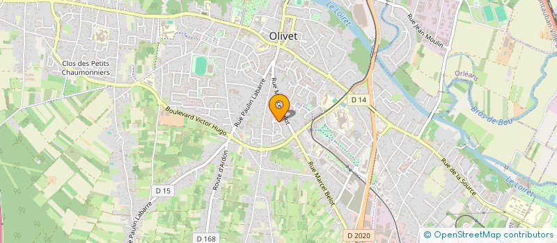 localisation de l'entreprise MADAME ANGELIQUE MOREIRA à OLIVET