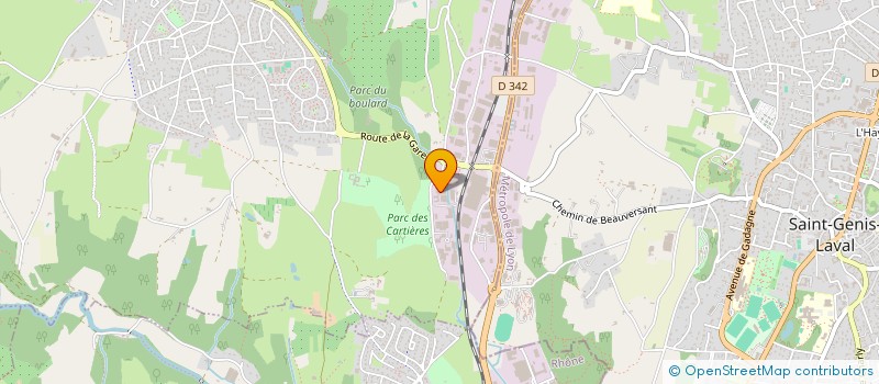 localisation de l'entreprise MADAME ANGELIQUE MORELLON  CHAPONOST