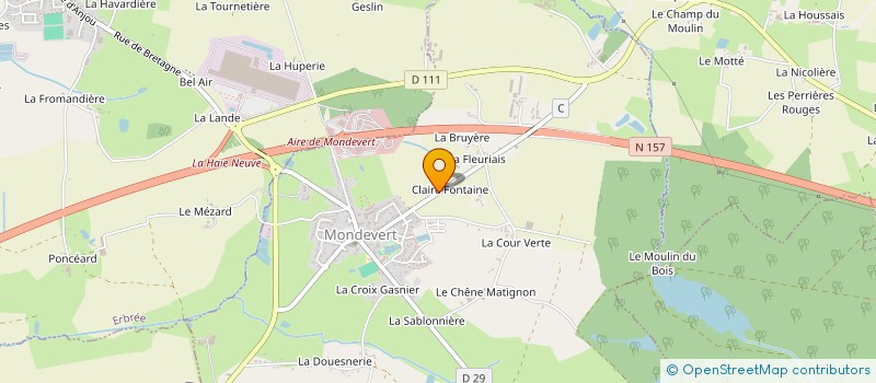 localisation de l'entreprise MADAME ANGELIQUE MORLIER  ARGENTRE-DU-PLESSIS