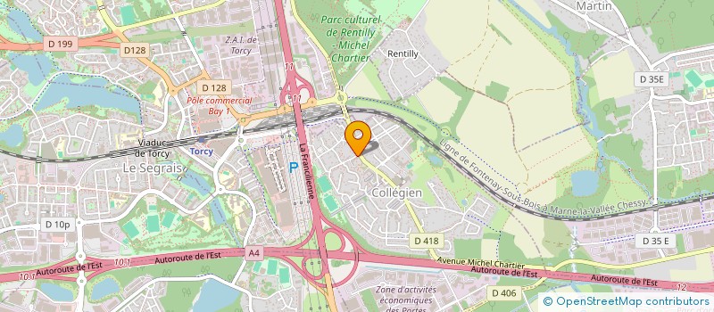 localisation de l'entreprise MADAME ANGELIQUE MOUILLARD  COLLEGIEN