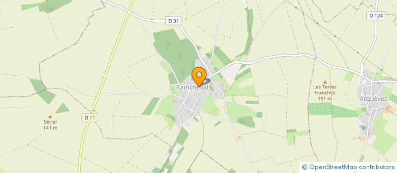 localisation de l'entreprise MADAME ANGELIQUE MOURIERE  RAINCHEVAL