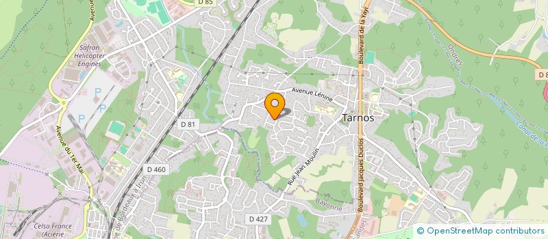 localisation de l'entreprise MADAME ANGELIQUE MOUTON  TARNOS