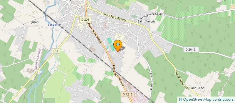 localisation de l'entreprise MADAME ANGELIQUE MULLER  LESPARRE-MEDOC