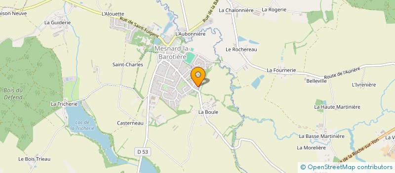 localisation de l'entreprise MADAME ANGELIQUE MYODE à MESNARD-LA-BAROTIERE