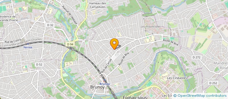 localisation de l'entreprise MADAME ANGELIQUE NAOUI à BRUNOY