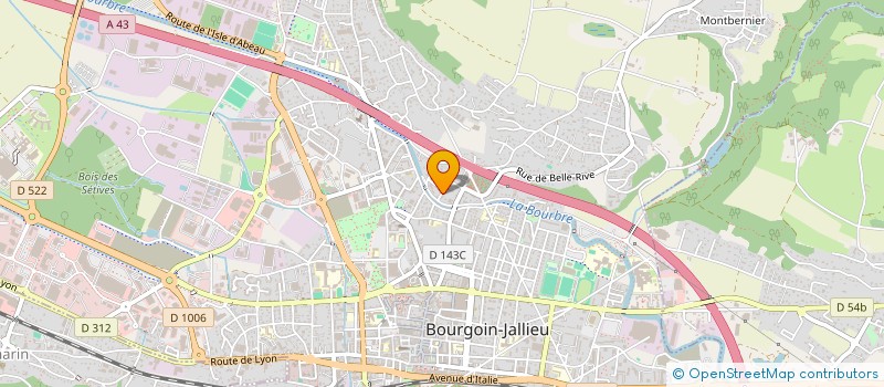 localisation de l'entreprise MADAME ANGELIQUE NEUTZLER  BOURGOIN-JALLIEU