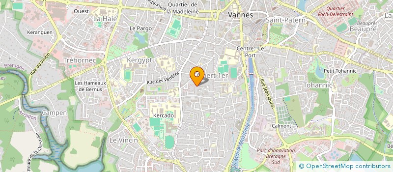 localisation de l'entreprise MADAME ANGELIQUE NIO à VANNES