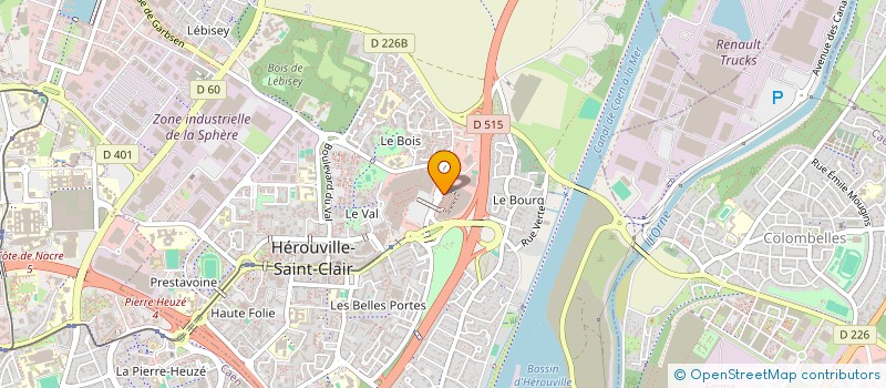 localisation de l'entreprise MADAME ANGELIQUE NOISETTE à HEROUVILLE SAINT CLAIR