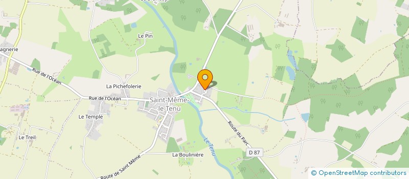 localisation de l'entreprise MADAME ANGELIQUE NONATEL  MACHECOUL-SAINT-MEME