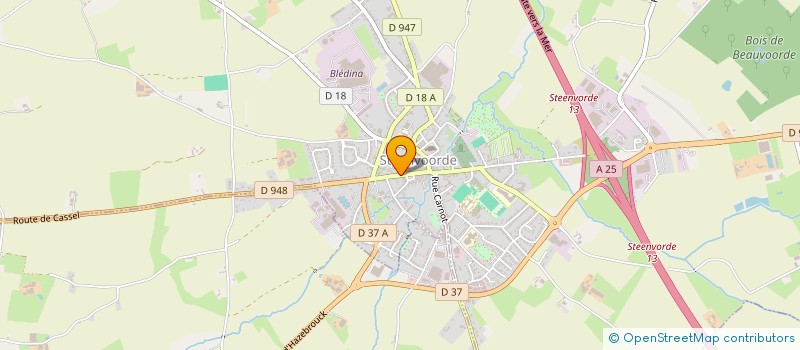 localisation de l'entreprise MADAME ANGELIQUE OLIVIER à STEENVOORDE